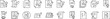 © RaulAlmu - Documents with Quill, Pen, Stamp Outline Picture Collection. Editable Stroke. Perfect for Infographics, Articles, Books, Flyers, Banners