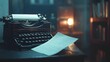 © Eliza - maszyna do pisania, vintage, nostalgia, pisanie, kreatywność, stare czasy, tło retro, ciepłe światło, artykuł o pisaniu, historia, tło historyczne, artykuł kreatywny, tło do bloga, retro styl, tło do