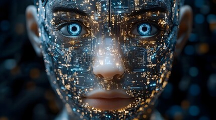 Aufkleber - AI-Powered Control:Commanding AI-Enhanced Human Proxies Through Complex Algorithms for Innovative Automation and Cybernetic Influence
