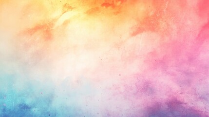 Poster - A soft, abstract texture blends clouds with vibrant colors and gentle light, evoking a dreamy and serene atmosphere at sunset