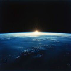 sunrise over the earth