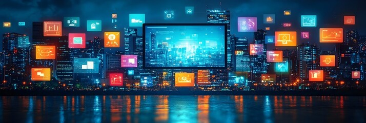 Aufkleber - The Communication Industry Transformed by the Democratization of Innovative Content Creation Tools,Enabling Enhanced Digital Business Growth.