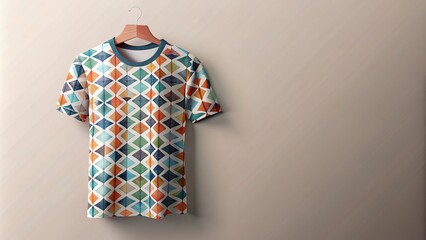 forced perspective minimalist abstract pattern for clothing