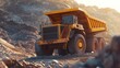 © Attasit - Dumptruck and earthmover equipment in a mining site