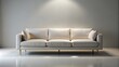 © DigitalArt Max - This elegant white sofa embodies minimalist design, enhancing your home's decor. Ideal for modern interiors, it adds a stylish touch to any space.