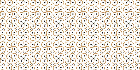 Poster - Textile repeating pattern. Factory and minimalistic pattern for print on the surface.