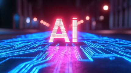 Artificial intelligence technology concept
