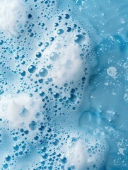 Aufkleber - The luxurious foam bubbles create a calming atmosphere while soaking in warm water, perfect for unwinding after a long day. Generative AI