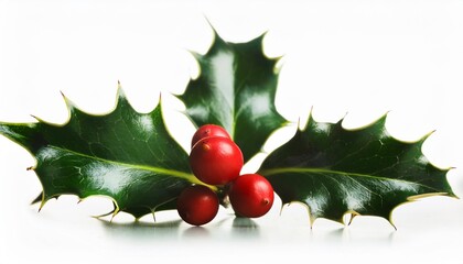 holly leaves and berries