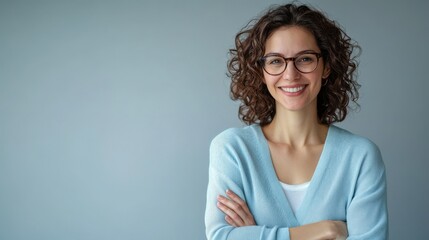 The Smiling Woman in Sweater