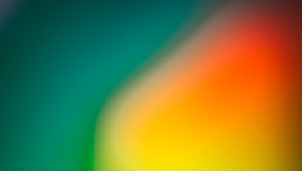 Wall Mural - blurred gradient , abstract green orange background