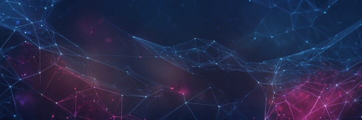 Fototapete - A blue and pink background with a lot of lines. The lines are in different colors and sizes