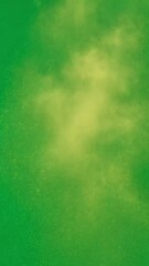 Poster - Yellow powder exploding creating a cloud of dust on green screen background. Perfect for compositing, visual effects, motion graphics, and creative projects