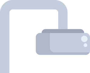 Poster - Security camera observing, cctv monitoring system, video surveillance icon