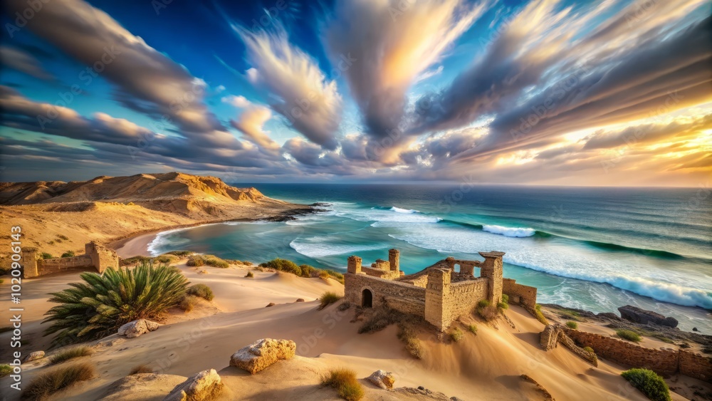 Experience Libya's breathtaking landscapes in a long exposure ...