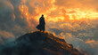 © Akharadat - warrior or man standing on fantasy hill