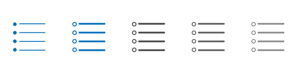 Menu icon Isolated flat vector in outline