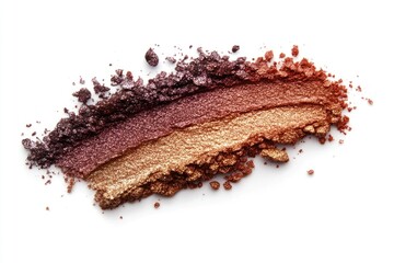 Wall Mural - High-quality image of various colorful eyeshadows in a compact format