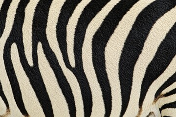 Aufkleber - Close up view of a zebra's striped skin pattern
