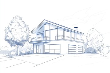 Poster - A cozy home with numerous windows