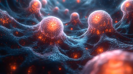 Aufkleber - Conceptual image depicting the futuristic scenario of AI-driven nanotech systems exercising precise control and manipulation over human subjects,blurring the lines between technology and biology.