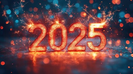 Poster - A banner showcasing the year 