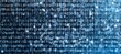 © Linda - binary code technology background, abstract white numbers on blue colour scheme, gradient with bokeh effect, to create digital futuristic vibe as web banner poster backdrop