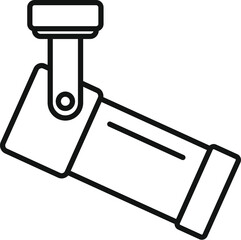 Poster - this icon of a spotlight is perfect for projects related to movies, stage plays, or entertainment