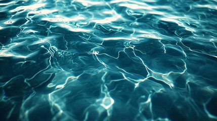 Wall Mural - sea water texture: a close-up of the texture of sea water, emphasizing the intricate patterns and mo