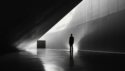 Poster - Monochromatic Fine Art Expression in Minimalist Style