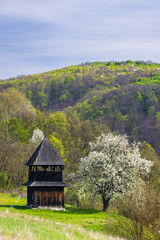 Wall Mural - Belfry near Church of St. Martin, Cerin, Polana, Slovakia