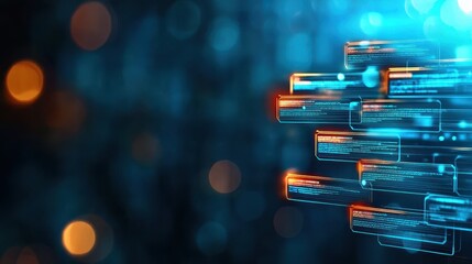 Poster - Abstract digital technology background