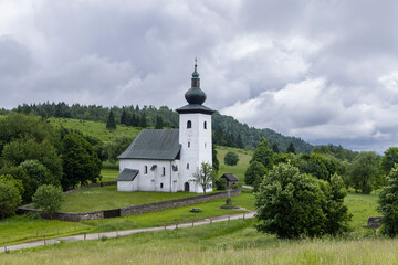 Wall Mural - Church of Nativity of St. John the Baptist, Geographical Center of Europe, Slovakia