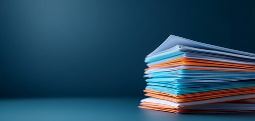 stack of documents representing duty and import taxes for international trade, duty, importexport pr