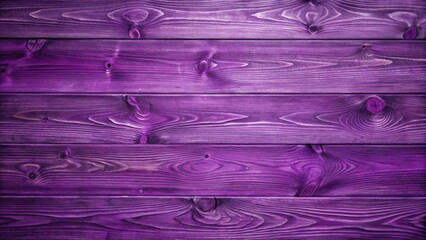 Poster - Rich Purple Wooden Planks with Natural Grain Patterns and Subtle Knots