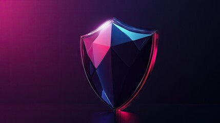 Poster - A sleek, futuristic VPN shield representing data encryption, online anonymity, and safe browsing for secure internet usage.
