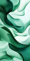 A modern style green gradient background phone wallpaper. The gradient color is smooth and eye-catching. The combination of retro and gradient creates a visually appealing look