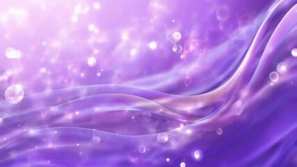 Wall Mural - A soft purple gradient deep to light hues, bokeh light particles gently floating and shimmering, dreamy luxury atmosphere, 4k High-Quality gradient luxurious background Animation Video