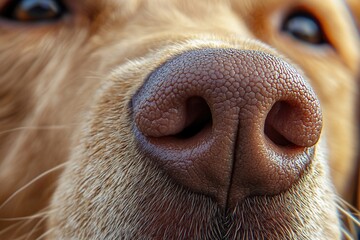 Poster - Macro photo of dog nose