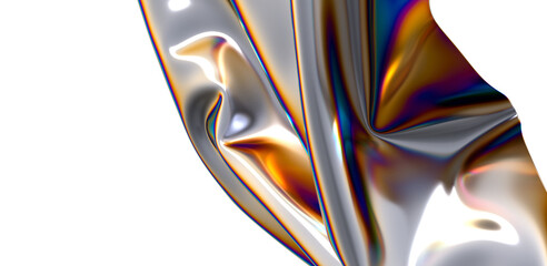 Aufkleber - Vibrant Holographic Matrix: Delve into the Wonders of a 3D Holographic Realm