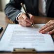 © Gokul - Signing Legal Agreement for Business Deal or Service Transaction