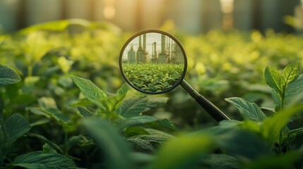 Analyzing CO2 reduction strategies under a magnifying glass. Promoting green business and sustainable development through renewable energy sources. Emphasizing environmental protection