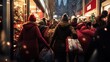 © Yevhen - people on black friday rushing into a store