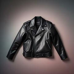 Leather Jacket plain background 