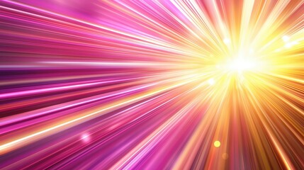 Vibrant burst of colorful light rays creating a stunning visual effect. Perfect for backgrounds and abstract designs.