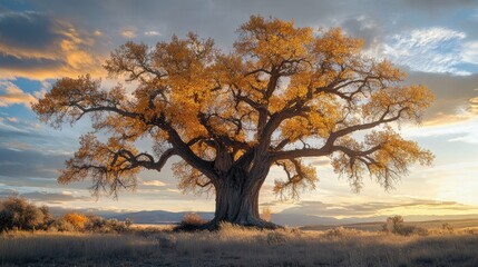 Poster - Ancient Cottonwood Tree