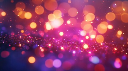 Abstract christmas bokeh background with sparkling lights