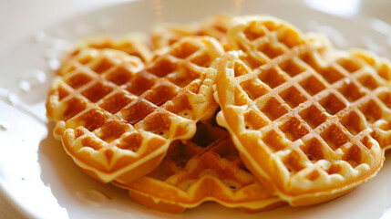 heart shaped waffles