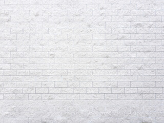 Modern white brick wall texture background.