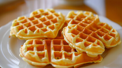 heart shaped waffles